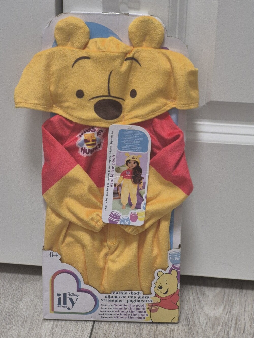 Disney ILY 4EVER Winnie the Pooh Pajama Set Hoodie 18” Doll Clothes NIB